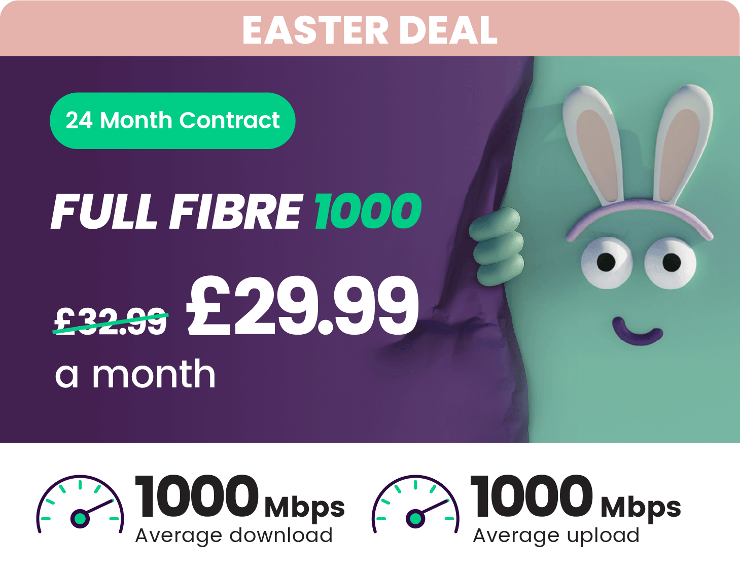1000Mbps Fibre Broadband