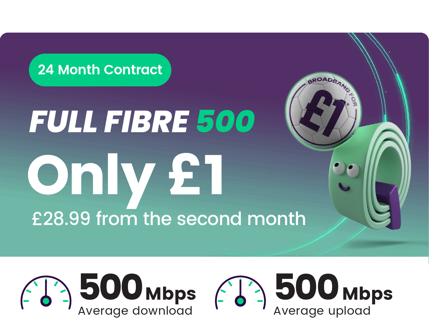 500Mbps Fibre Broadband