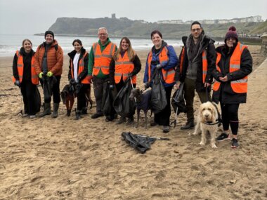 Cleaning up the coastline in North Yorkshire
