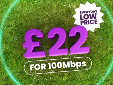 100Mbps Broadband for £22 - Hero - Mobile
