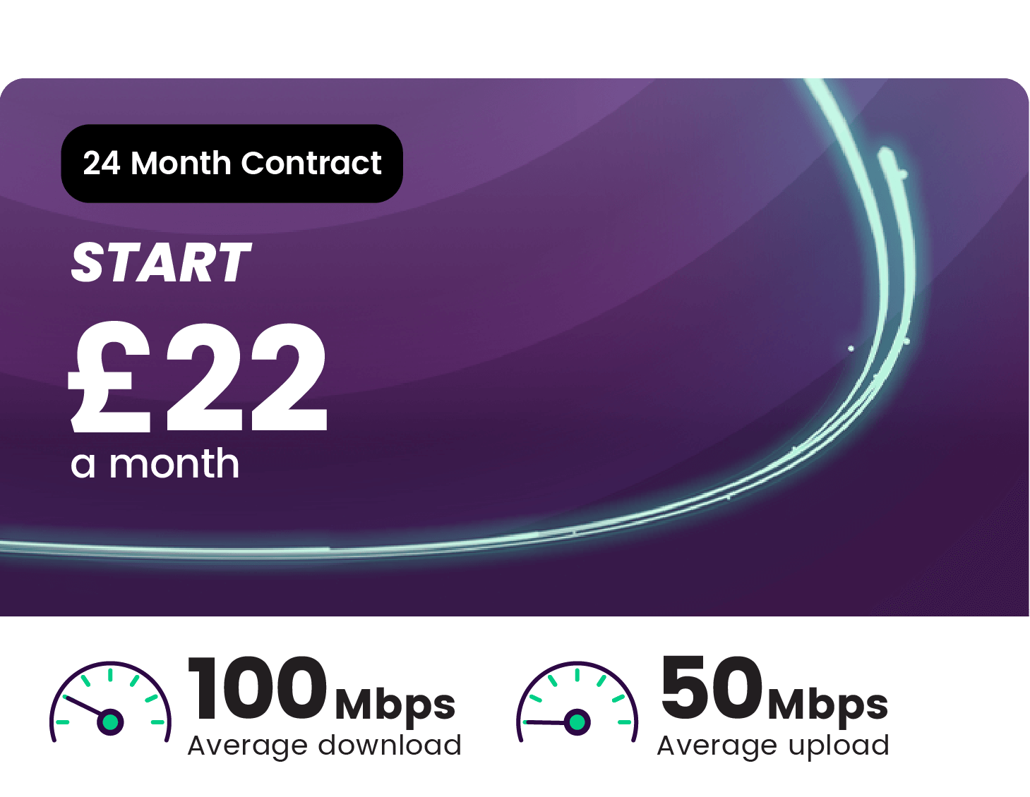 100Mbps Fibre Broadband