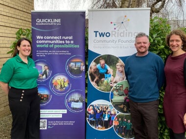 Quickline and Two Ridings Community Foundation empower communities across North and East Yorkshire