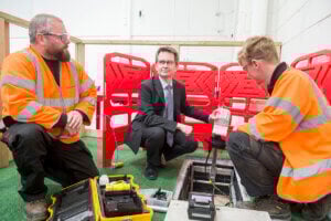 Quickline Leeds broadband training centre Content Asset MP with Quickline Engineers