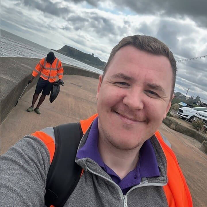 Cleaning up the coastline in North Yorkshire
