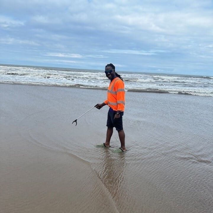Cleaning up the coastline in North Yorkshire
