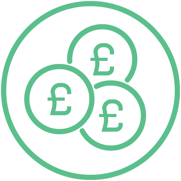 Quickline Business Talk Icon Pounds