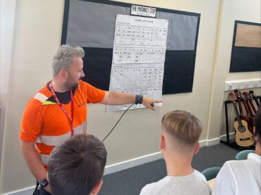 Career in broadband - Quickline inspiring morning at Ward Green Primary School
