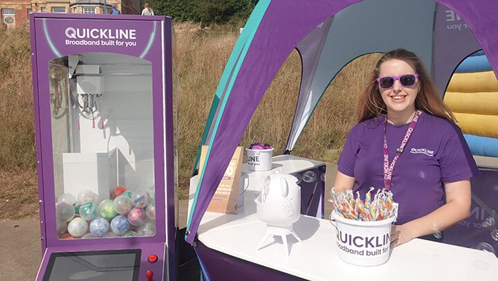 Broadband on the Beach with Quickline