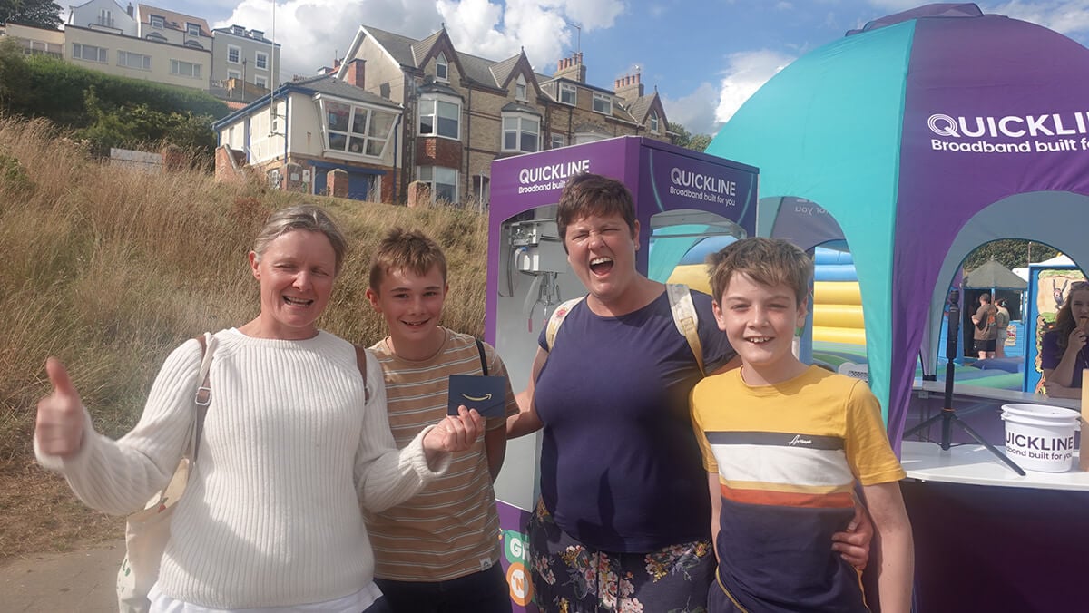 Broadband on the Beach with Quickline