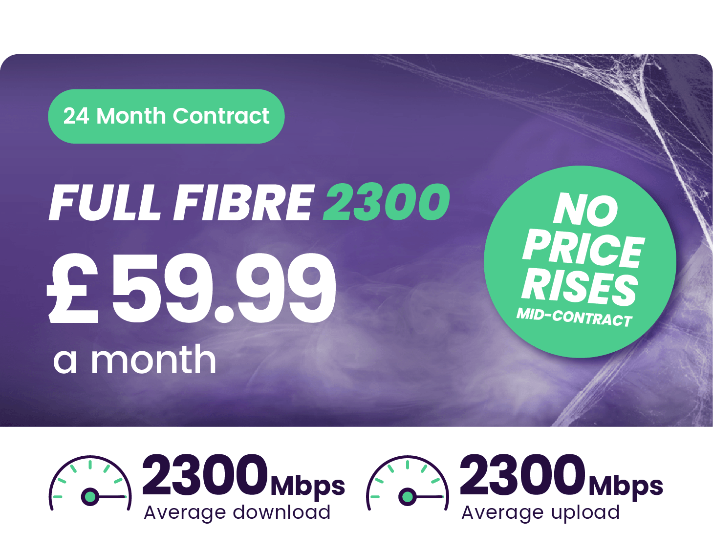 2300Mbps Fibre Broadband