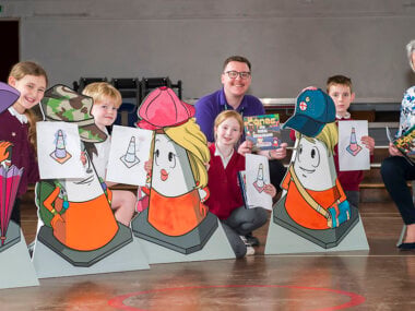 Quickline Brings 'Cones and Rural Broadband' Book Reading to School Students in York