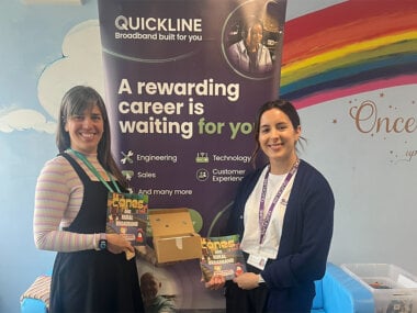 Quickline boosts STEM skills and backs schools in South Yorkshire Day of Impact