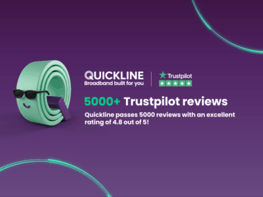 Quickline broadband customer reviews hits 5,000 on Trustpilot with ‘Excellent’ rating