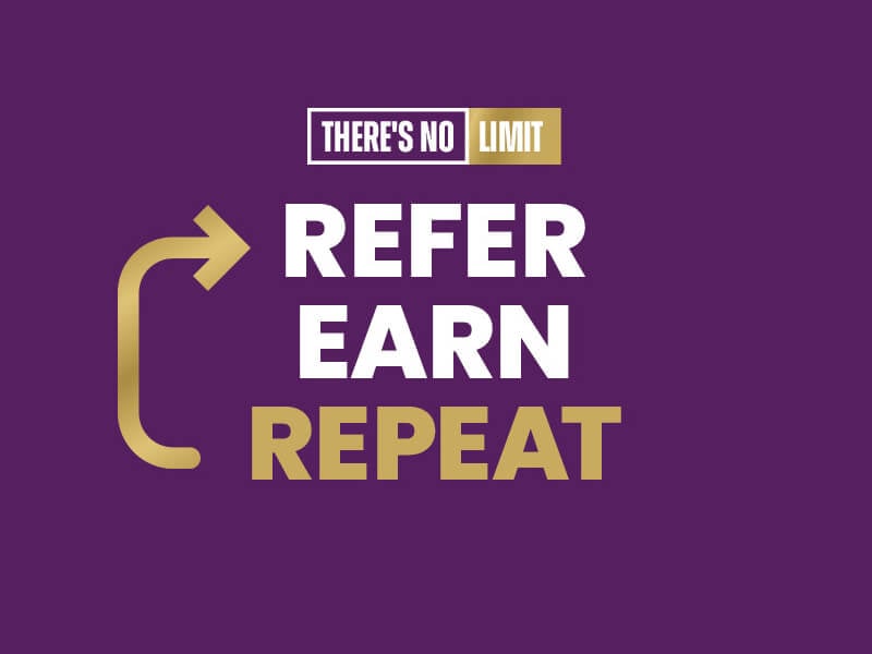Refer a friend - Hero Desktop Asset