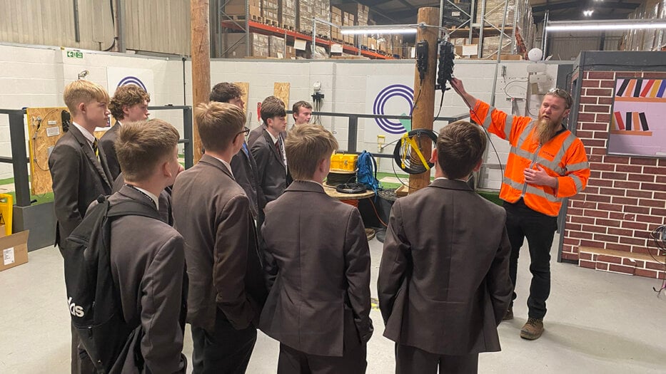 Students get hands-on telecoms experience with Quickline