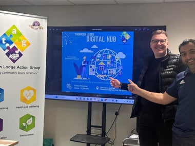 Quickline partnership with One Community Foundation supports digital skills boost in Kirklees