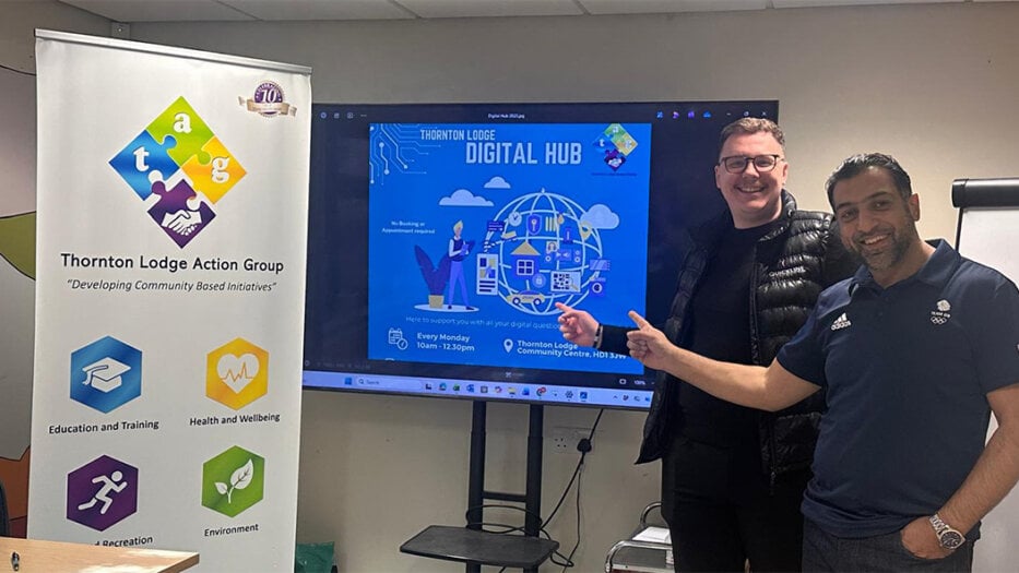 Quickline partnership with One Community Foundation supports digital skills boost in Kirklees