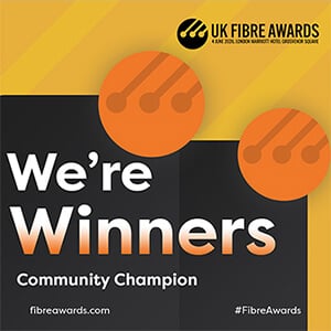 UK Fibre Awards 2026 Award Winners - Community Champion