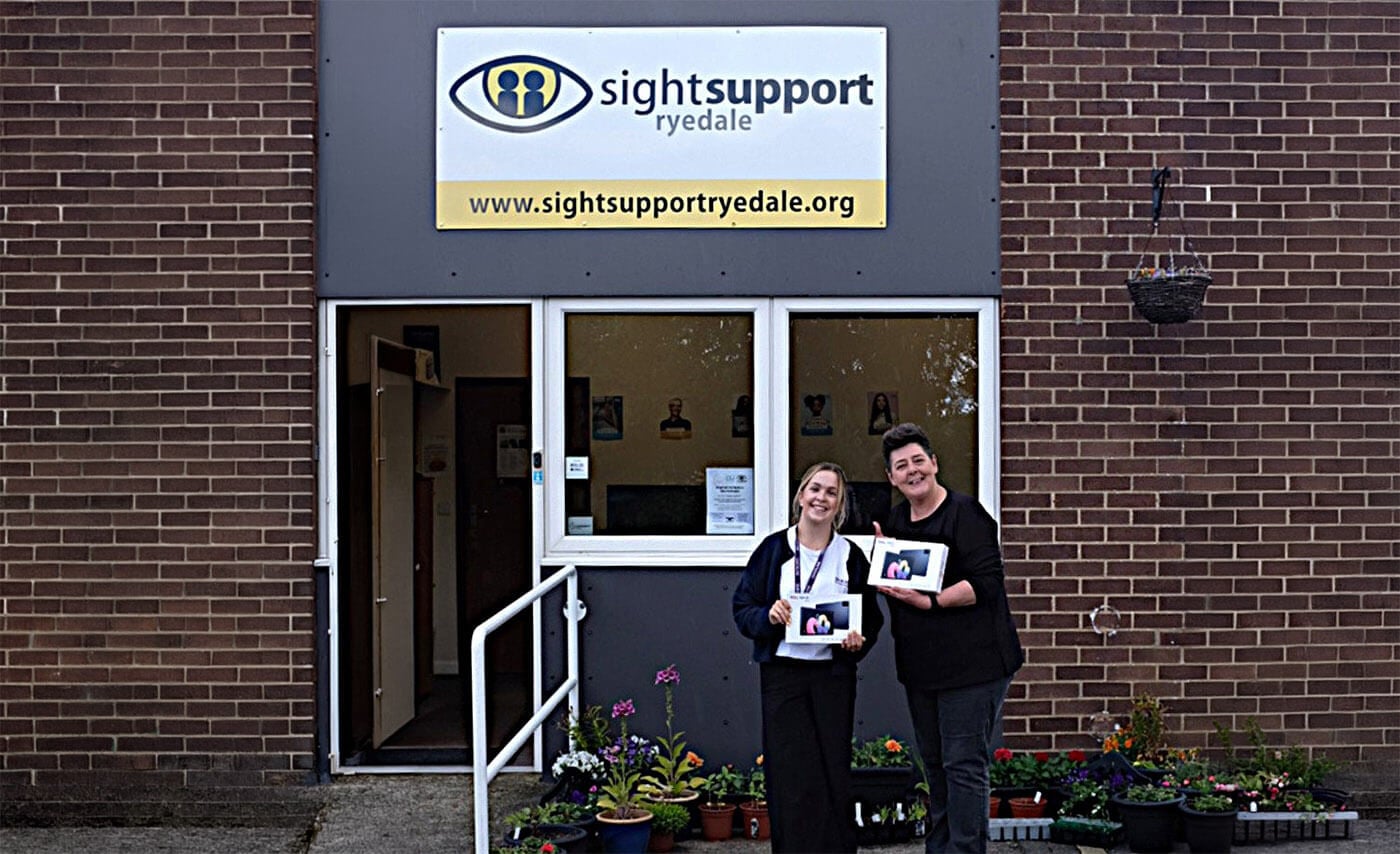 Quickline tablets help visually impaired people in Ryedale get online
